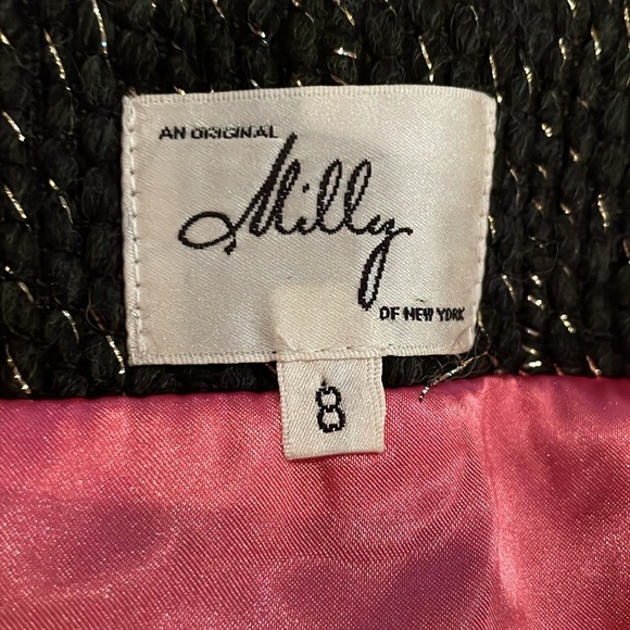 Milly dress sz 8 side zip fully lined - Picture 3 of 12